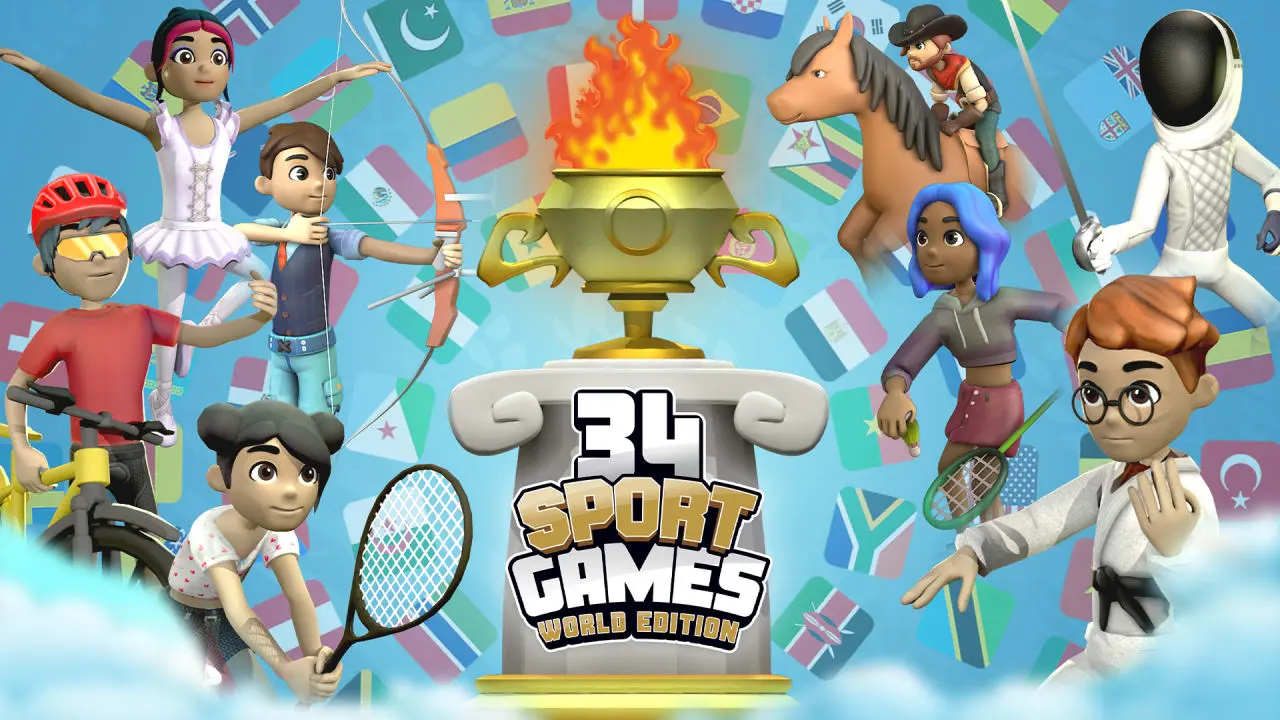 34 Sports Games - World Edition Logo