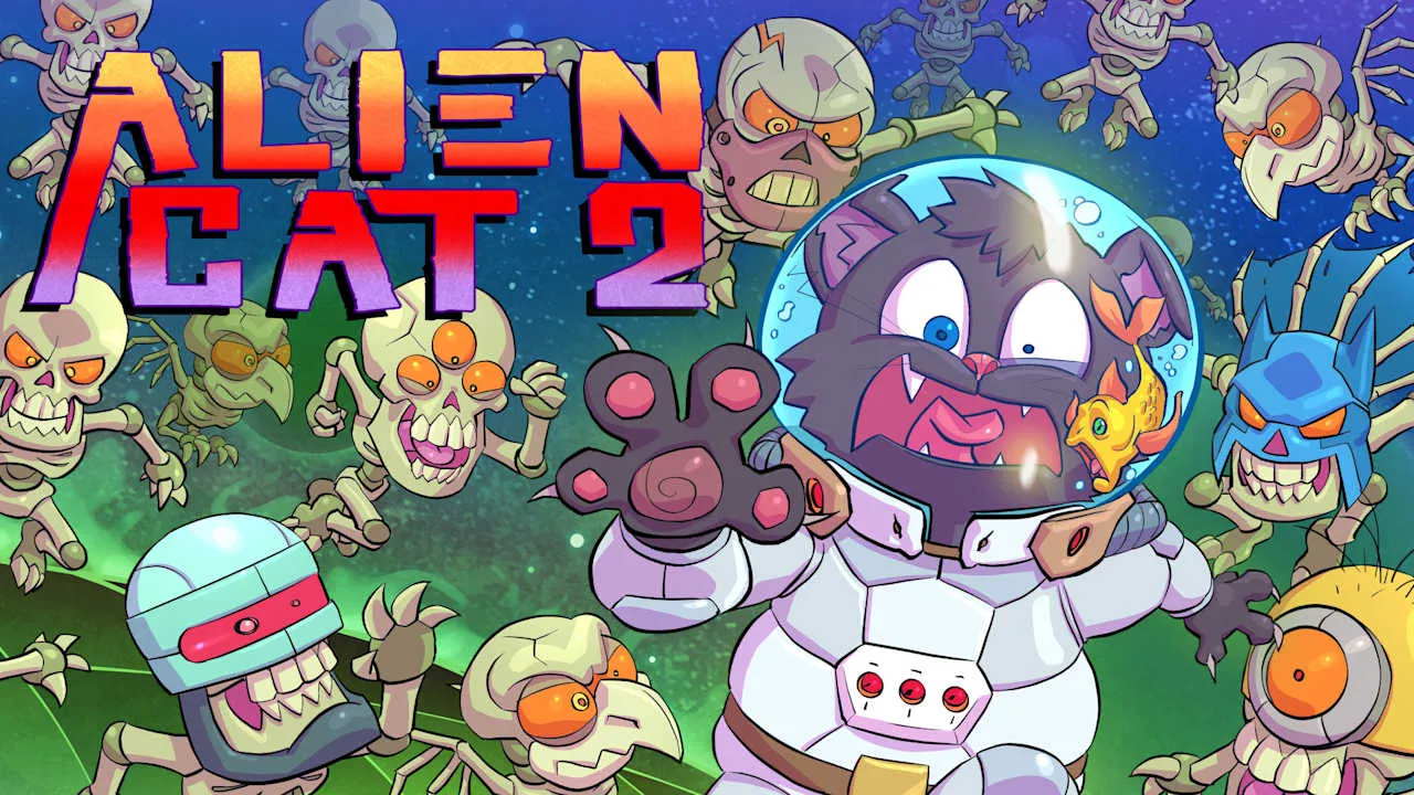 Alien Cat 2 - Retro Collection Logo