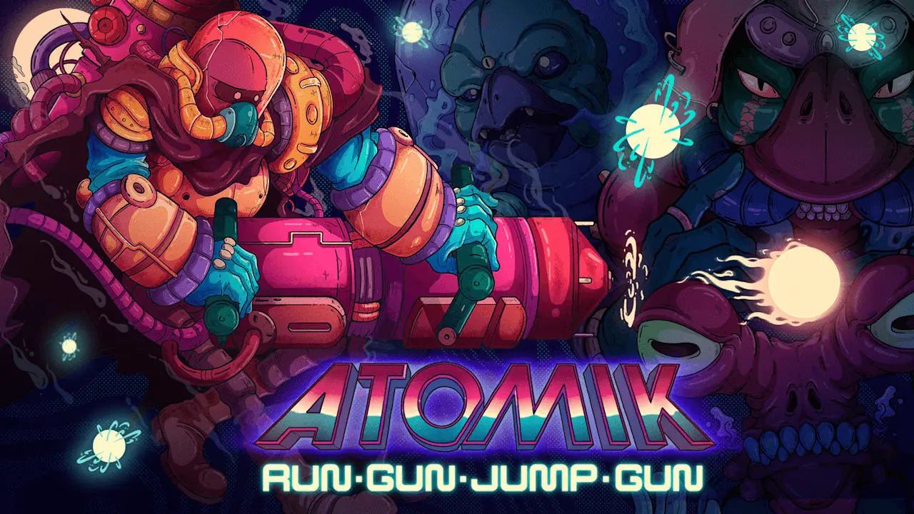ATOMIK: RunGunJumpGun Logo