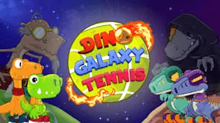 Dino Galaxy Tennis Banner