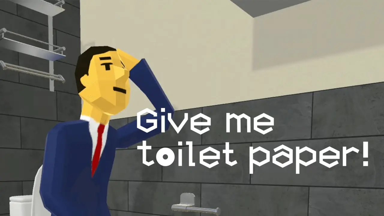Give me toilet paper! Logo