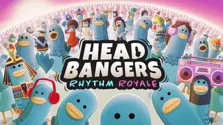 Headbangers: Rhythm Royale Banner