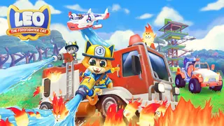 Leo: The Firefighter Cat Banner