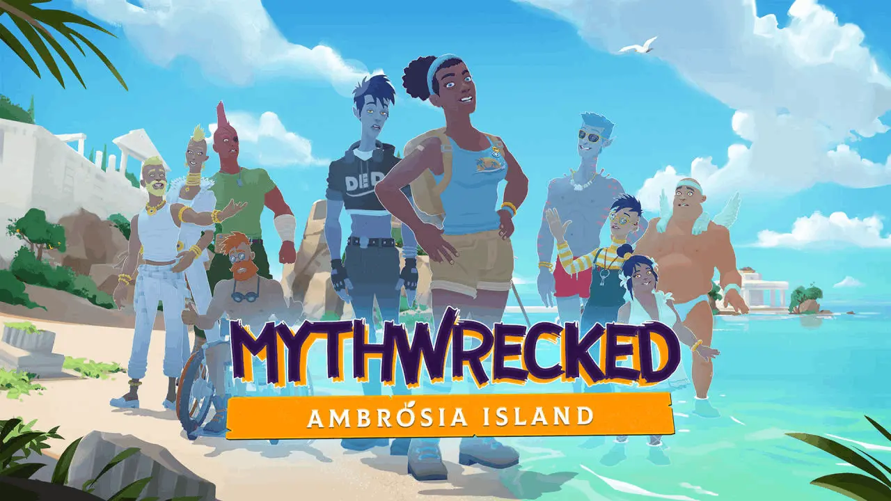 Mythwrecked: Ambrosia Island Logo