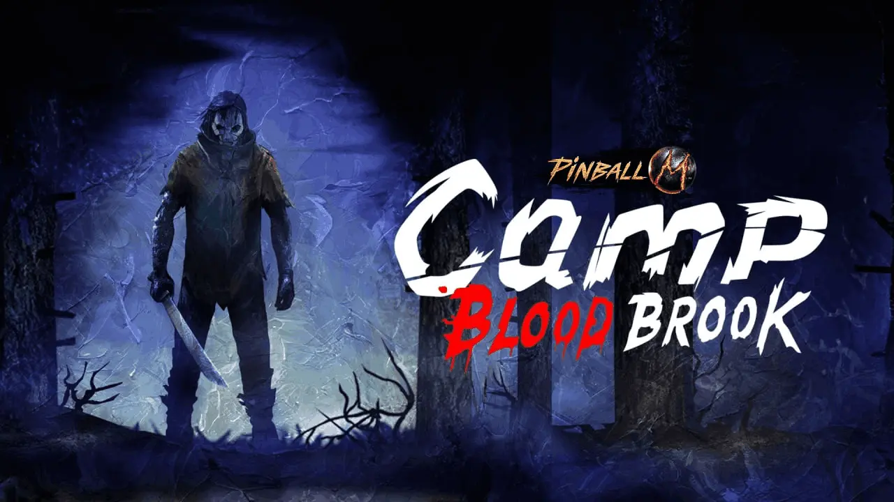 Pinball M - Camp Bloodbrook Logo