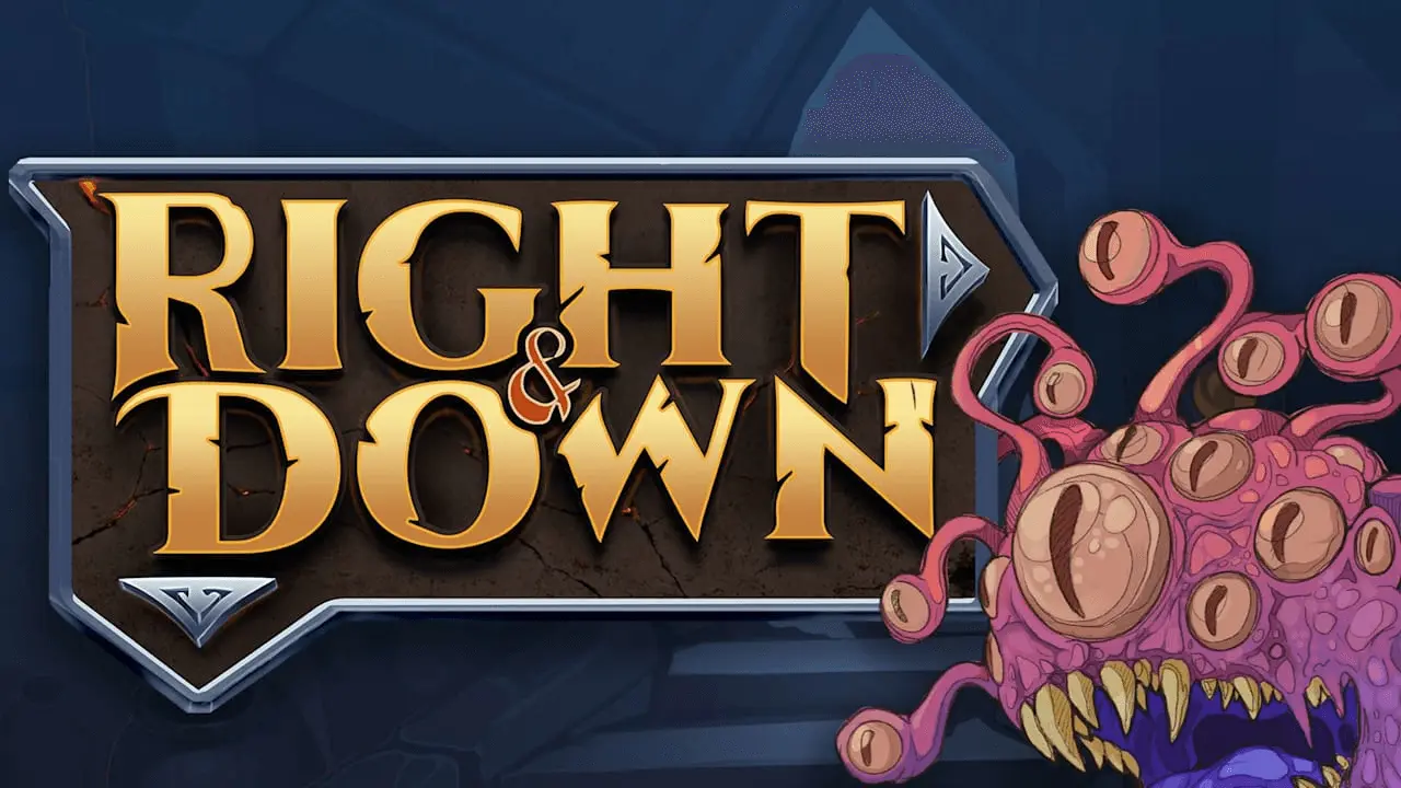 Right and Down Logo