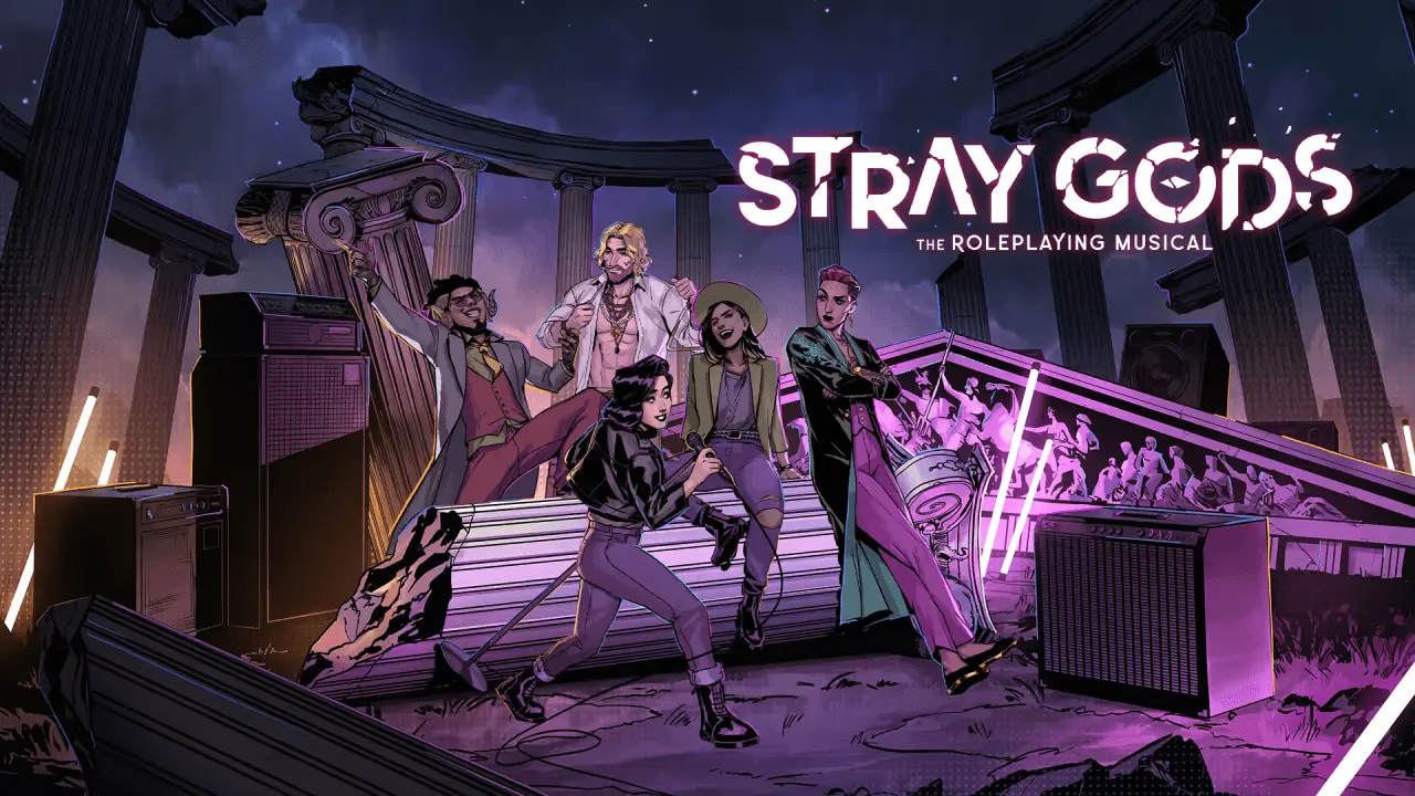 Stray Gods: The Roleplaying Musical Logo