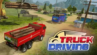 Truck Driving Image