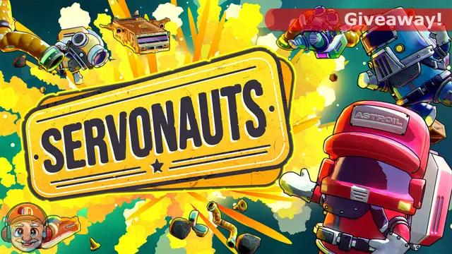Enter to Win a Copy of Servonauts! Banner