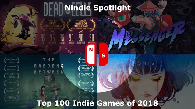 Top 100 / Best Indie Games of the Year on Nintendo Switch [2018 Edition] Banner
