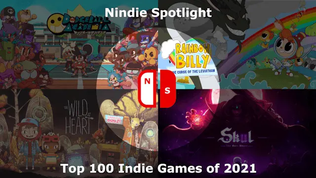 Top 100 / Best Indie Games of the Year on Nintendo Switch [2021 Edition] Banner