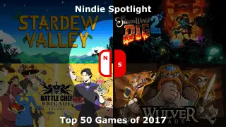 Top 50 / Best Indie Games of the Year on Nintendo Switch [2017 Edition] Banner