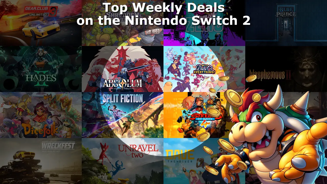 Weekly Top Deals on Nintendo Switch and Nintendo Switch 2 Banner