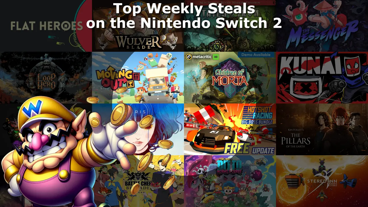 Weekly Top Steals on Nintendo Switch and Nintendo Switch 2 Banner